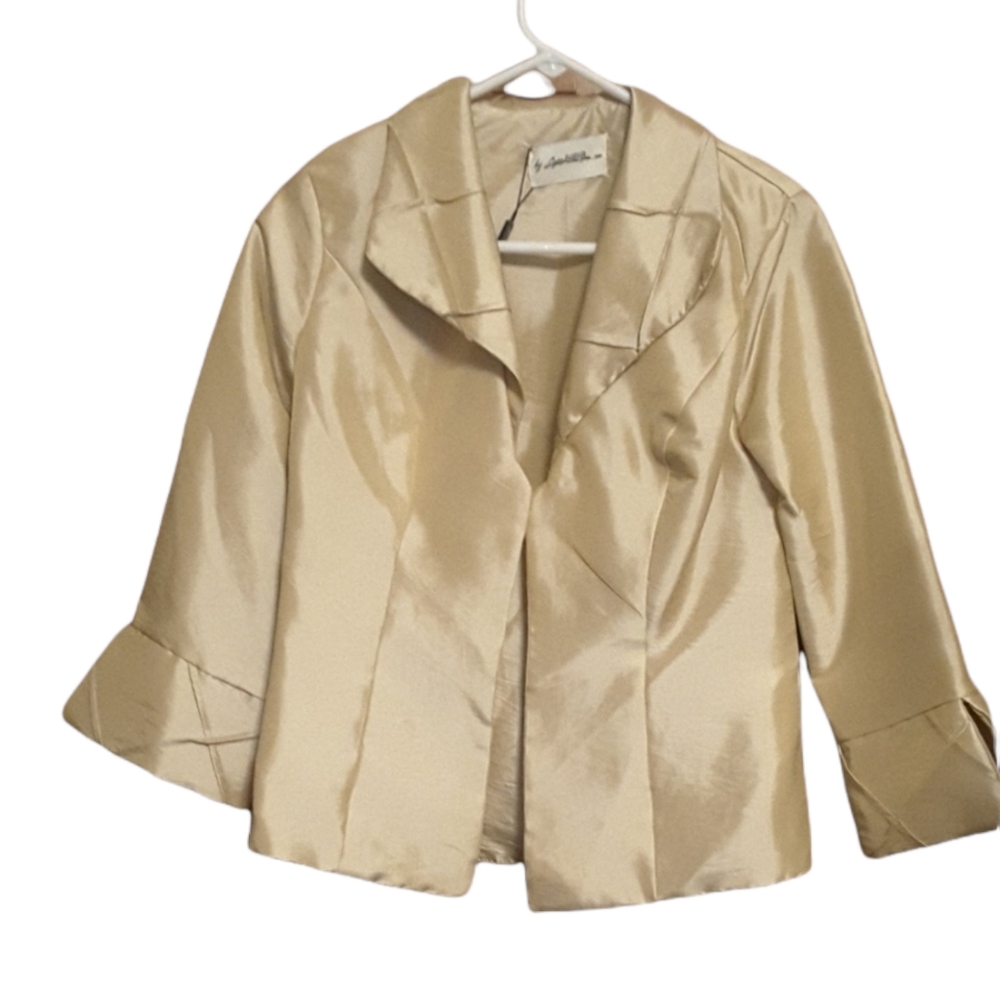 New Exquisite Champagne Jacket sz 6